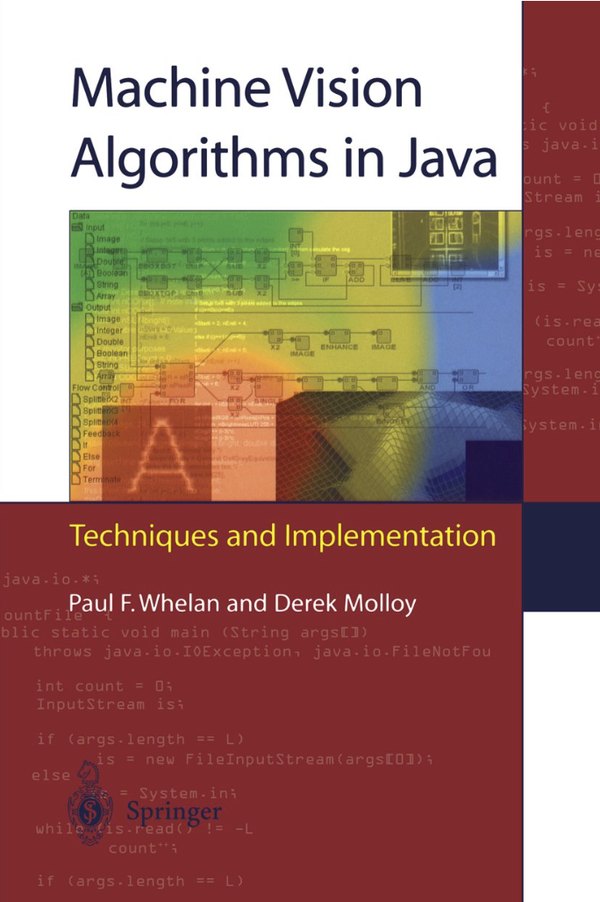 Machine Vision Algorithms in Java cover