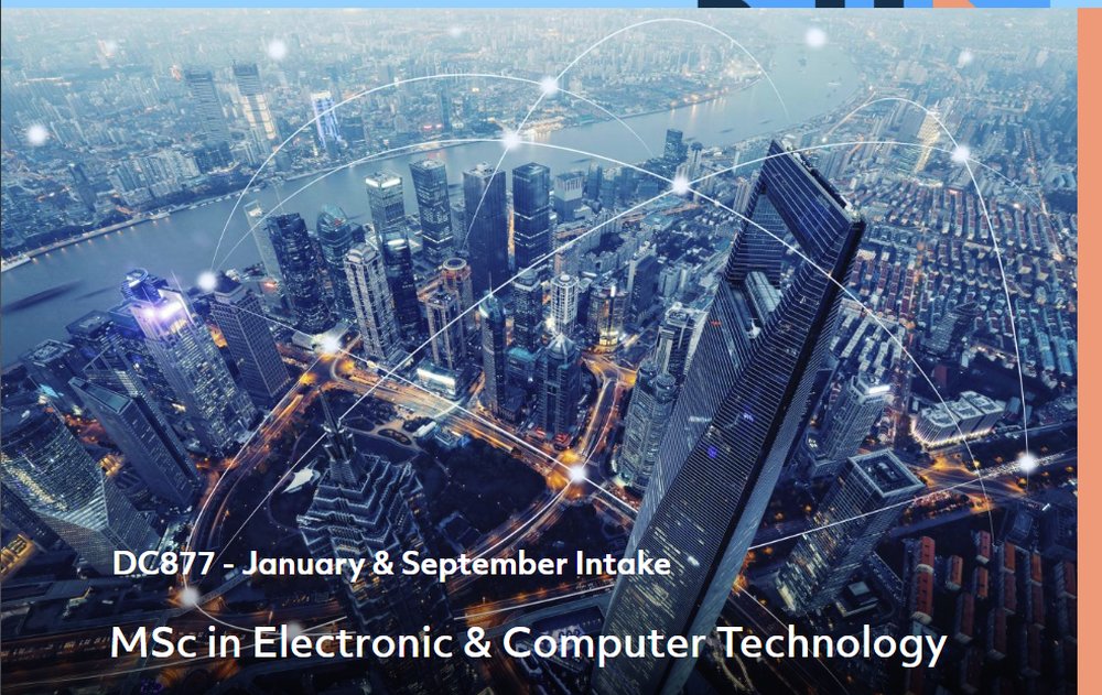 MSc in Electronic & Computer Technology at Dublin City University
